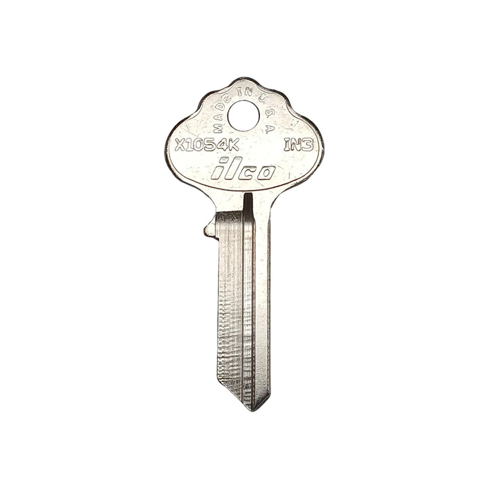 ILC-4DE / IN3 / IN36 / X1054K Ilco 5-Wafer Cabinet Key Brass