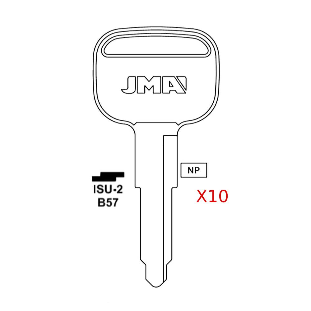 Isuzu Key Blank - B57 / ISU-2 (Packs of 10)