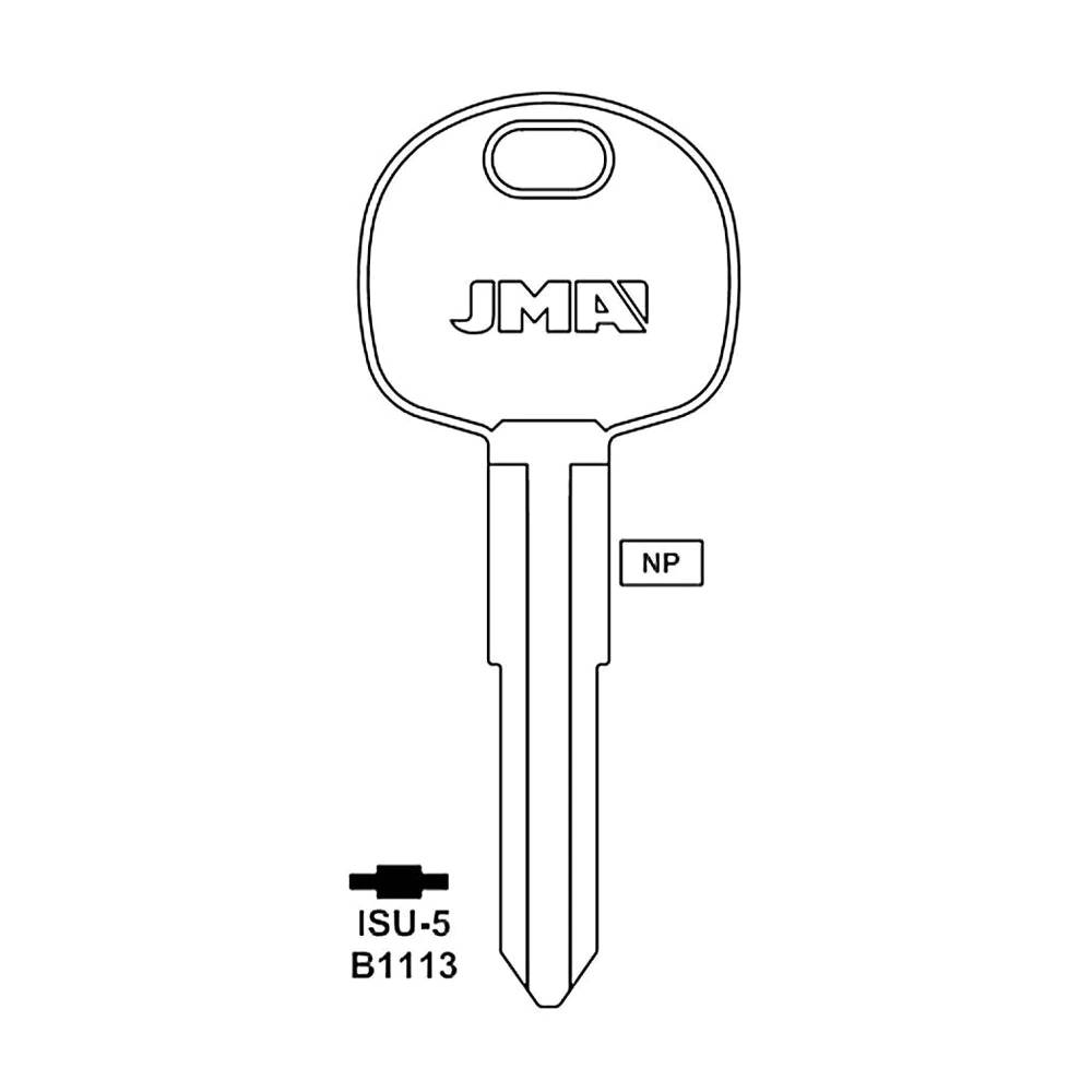Isuzu Key Blank - B113 / ISU-5