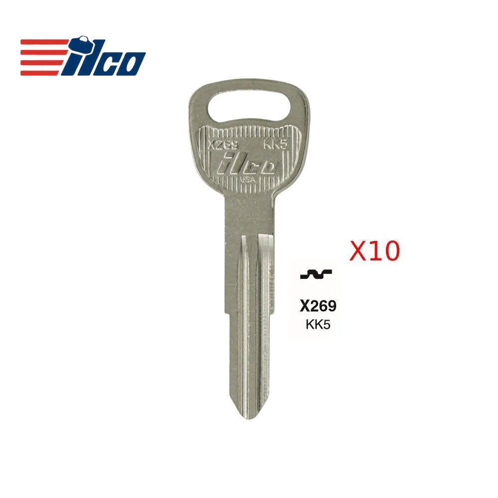 Kia Key Blank - KI-6 / KK5 (Packs of 10)