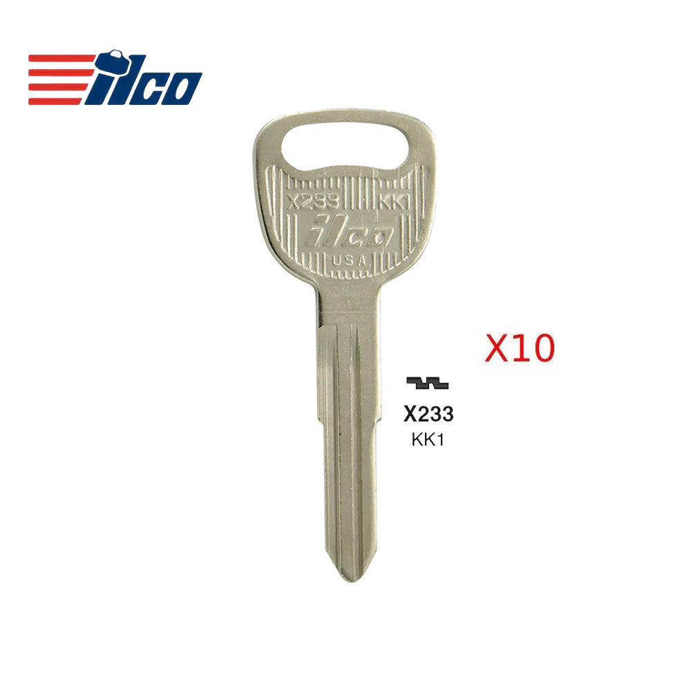 Hyundai Kia Key Blank - KI-1D / KK1 (Packs of 10)