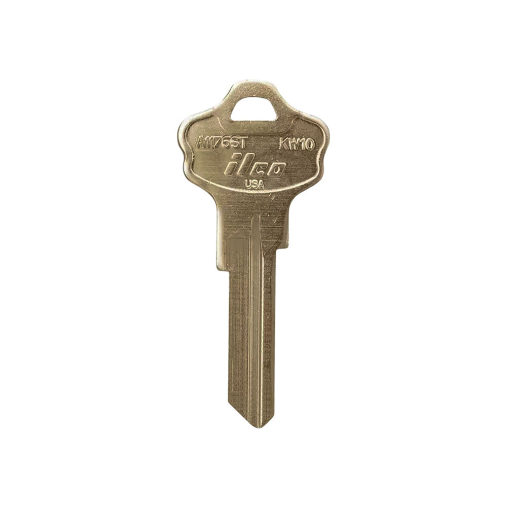 A1176ST Kwikset Commercial & Residencial Key Blank - Brass - KWI-2D / KW10