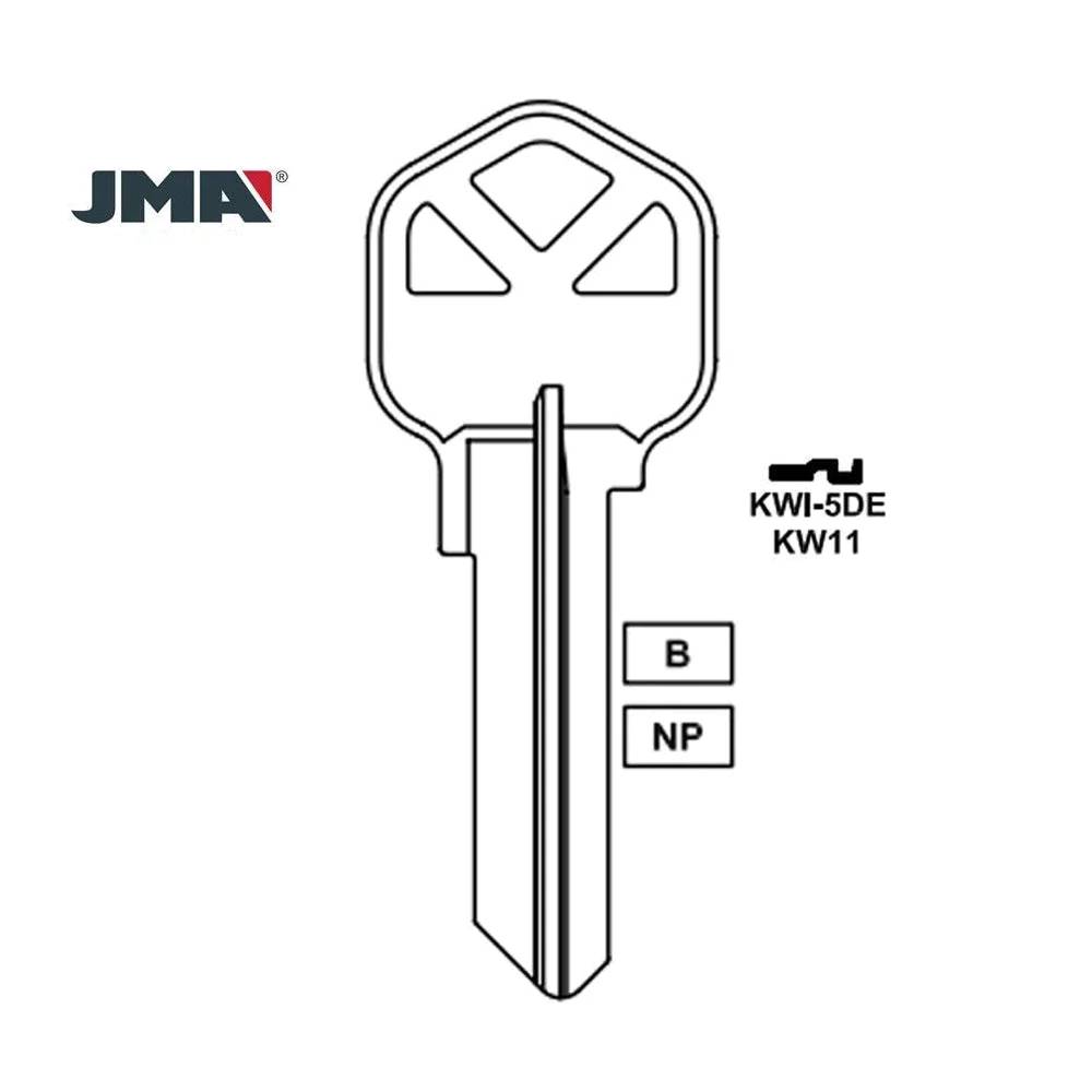 KW10 Small Bow - Brass Finish Key Blank - KW11 BR / KWI-5DE