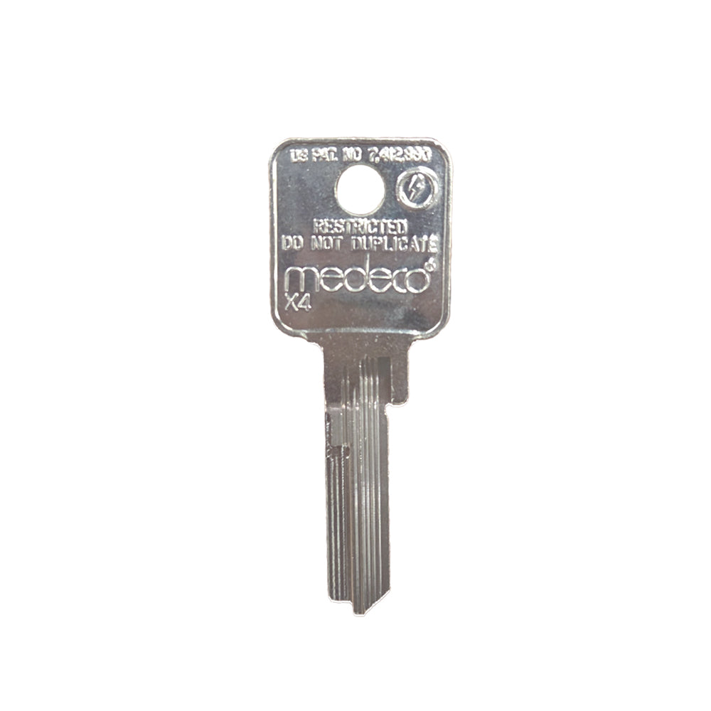 Medeco 6 Pin Keyblank for X4 Technology