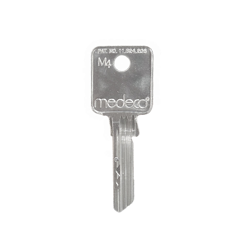 Medeco 5 Pin Small Bow Keyblank for M4 / M4 BiLevel Technology with 504 Side Pin Code
