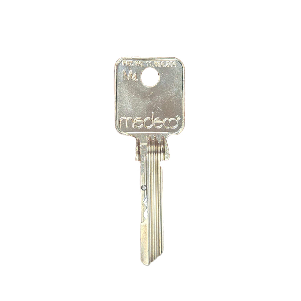 Medeco 6 Pin Small Bow Keyblank for M4 / M4 BiLevel Technology with 504 Side Pin Code