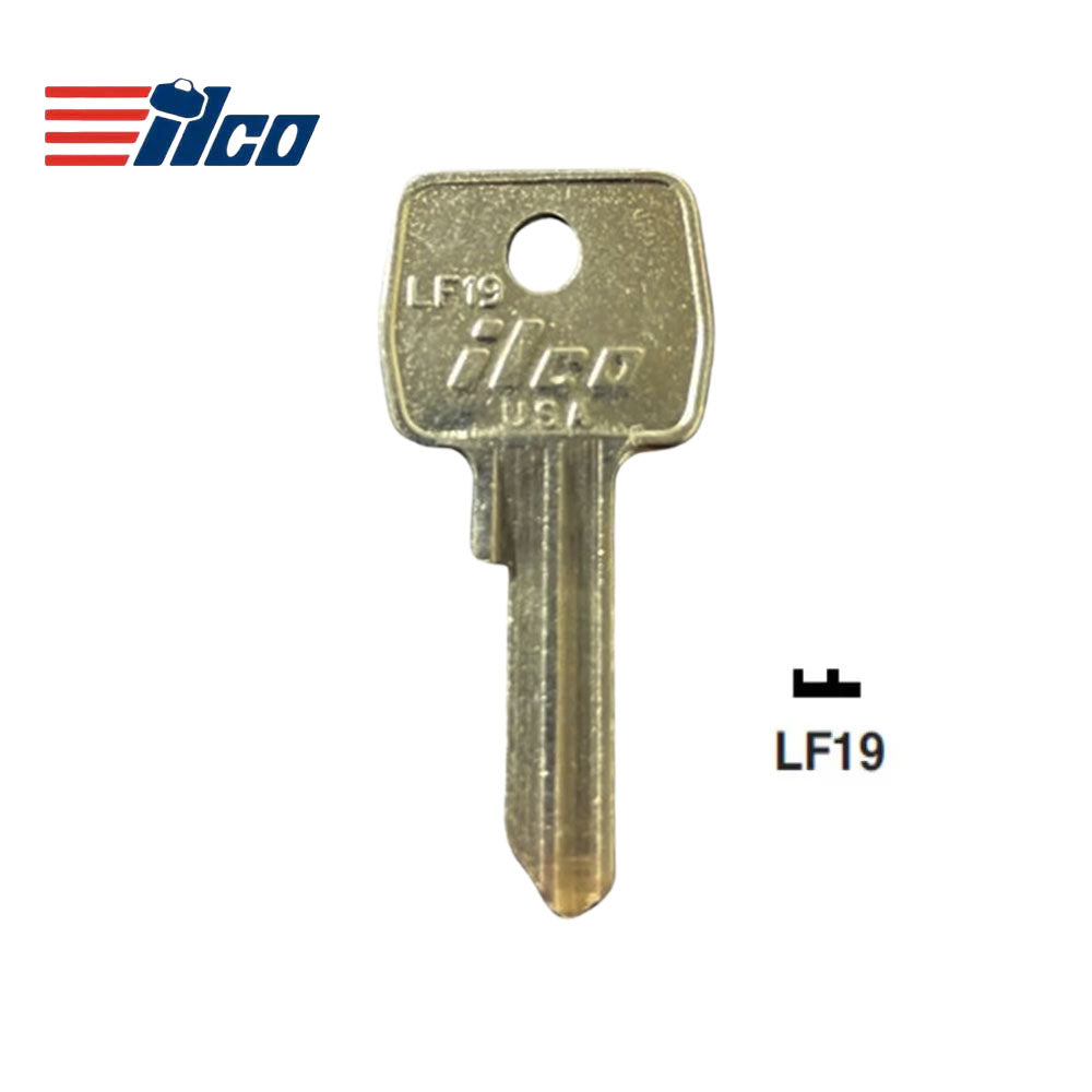 ILCO LF19 Lowe and Fletcher Key Blank