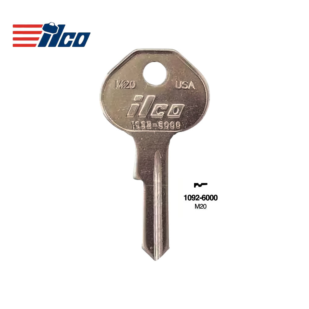 1092-6000 Master Padlock Key Blank - MAS-18DE / M20
