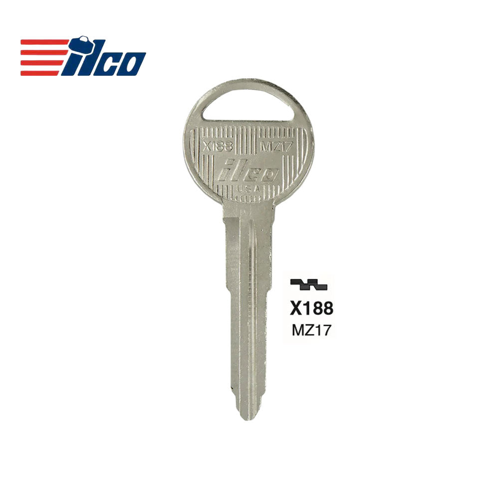 Mazda Key Blank - MAZ-19D / MZ17