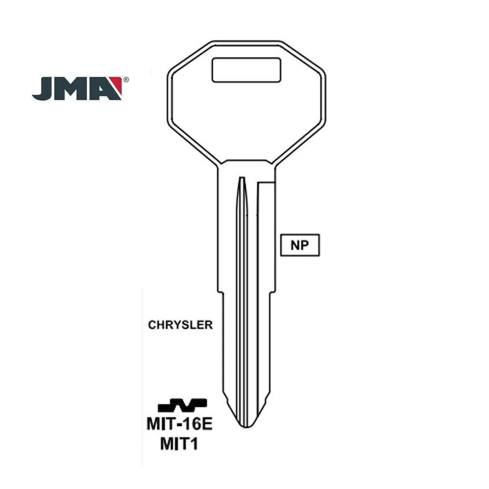 Chrysler Dodge Mitsubishi Key Blank MIT1 / MIT-16E