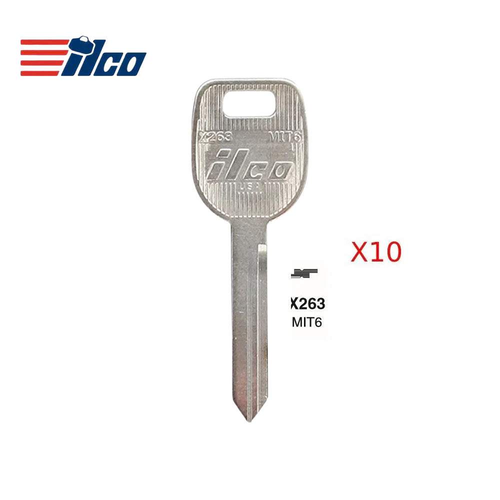 Mitsubishi Key Blank - MIT-18 / MIT6 (Packs of 10)