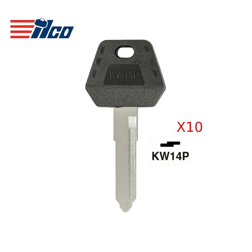 Kawasaki Motorcycle Key Blank - KAW-6.P / KW14P (Packs of 5)