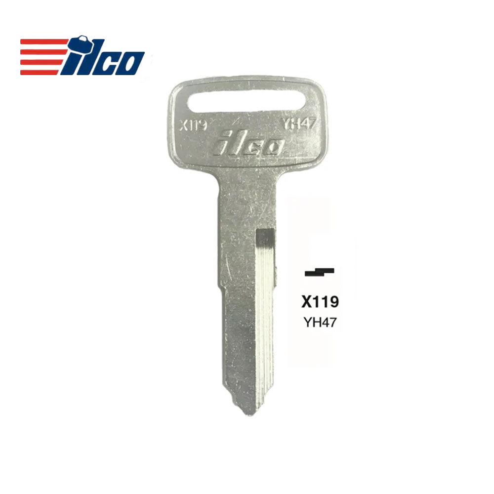 Yamaha Motorcycle Key Blank - YAMA-18D / YH47