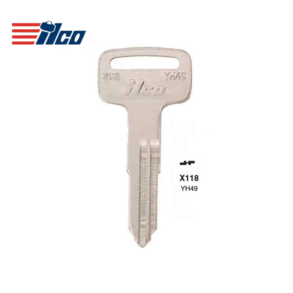 Yamaha Motorcycle Key Blank - YAMA-19D / YH49