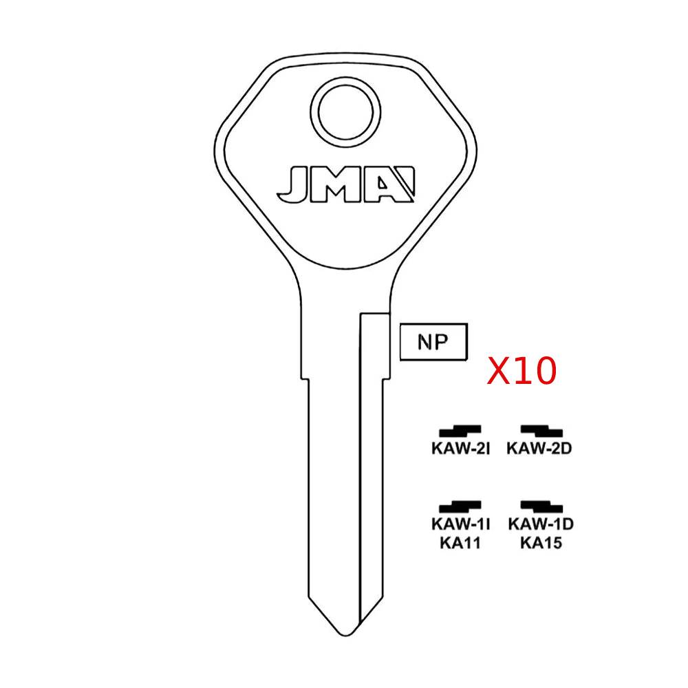Kawasaki Ducati Motorcycle Key Blank - KA15 / KAW-1D (Packs of 10)