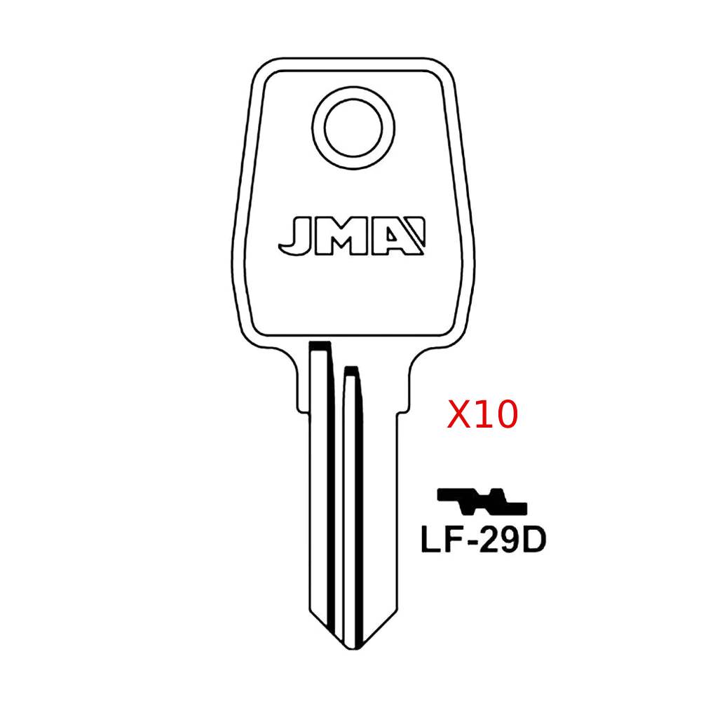 Harley Davidson Motorcycle Key Blank - 1527 / LF-29D (Packs of 10)