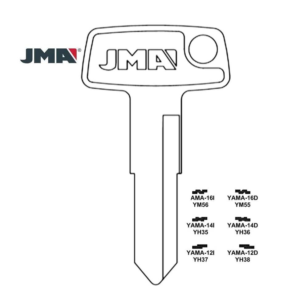 Kawasaki Motorcycle Key Blank - X255 / YAMA-14D