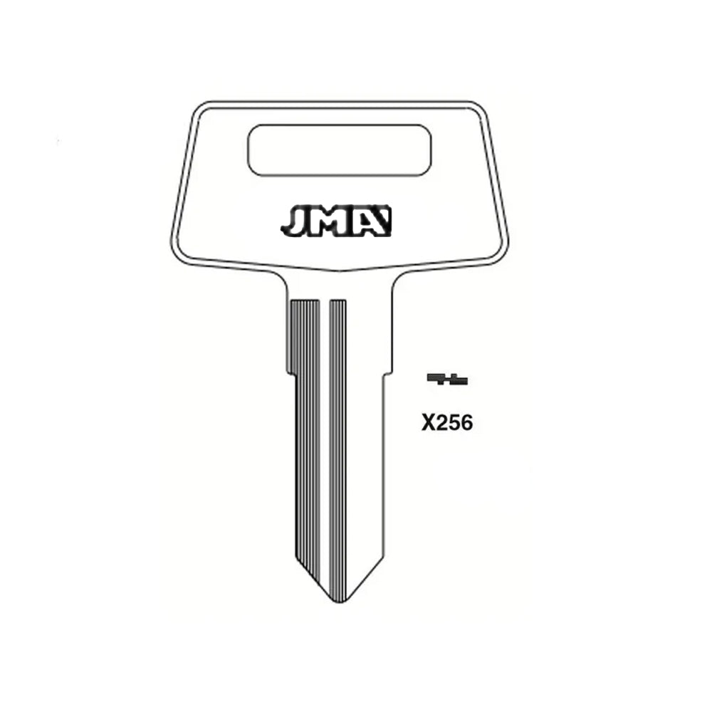 Kawasaki Motorcycle Key Blank - X256 / KAW-14D (Packs of 10)