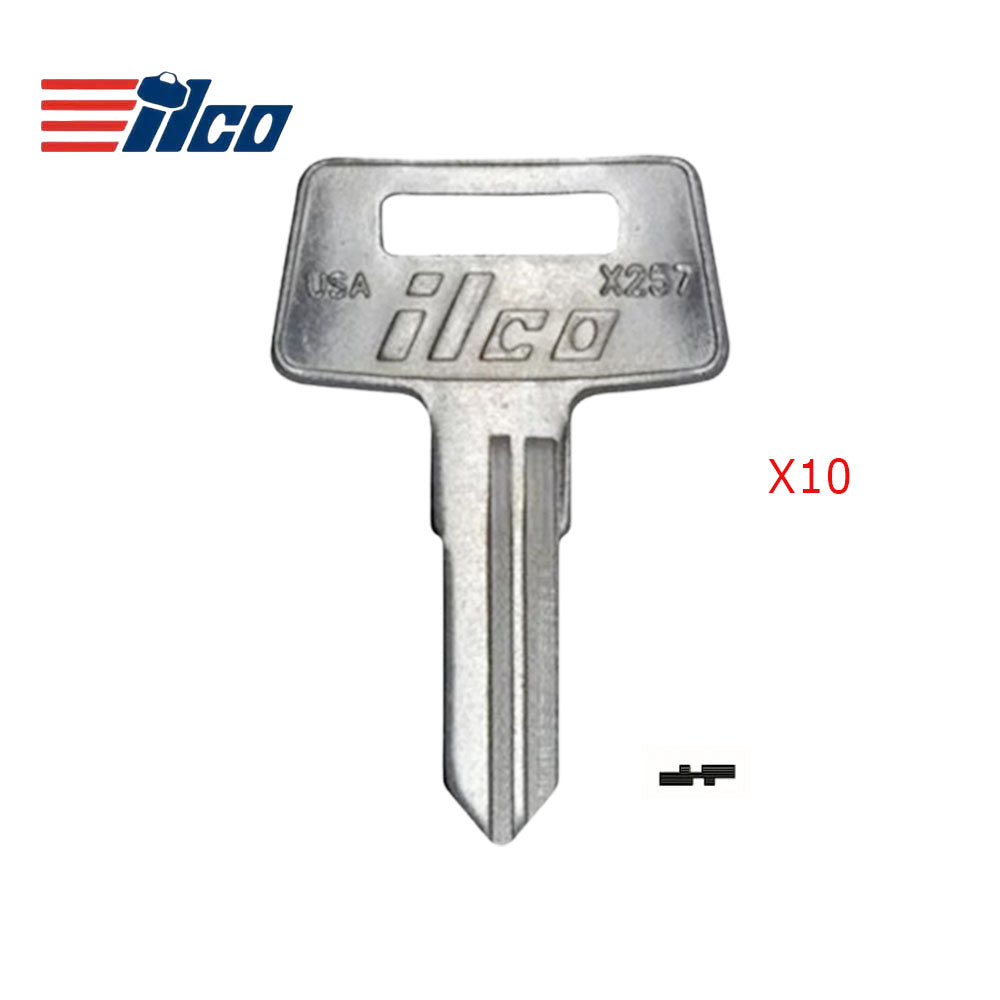 Kawasaki Motorcycle Key Blank - YAMA-14I / X257 (Packs of 10)