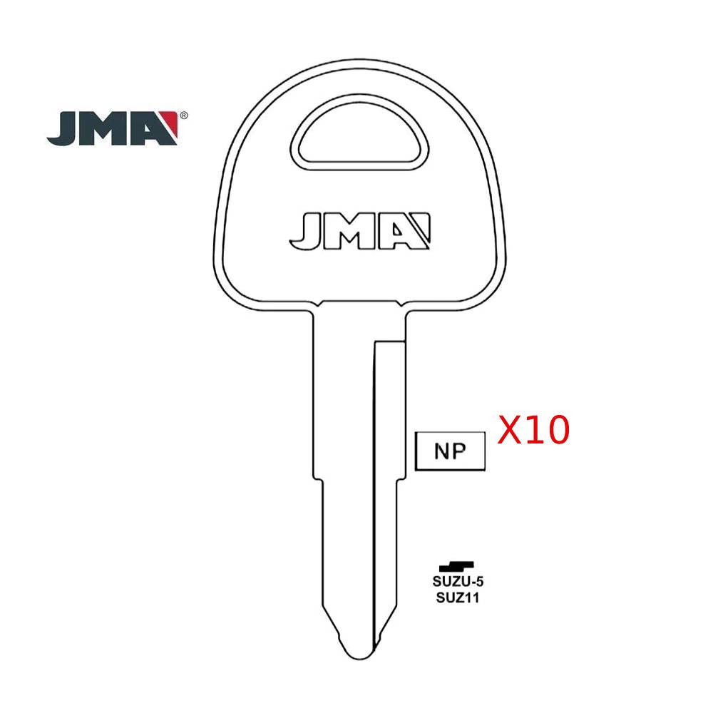 Suzuki Motorcycle Key Blank - SUZ11 / SUZU-5 (Packs of 10)