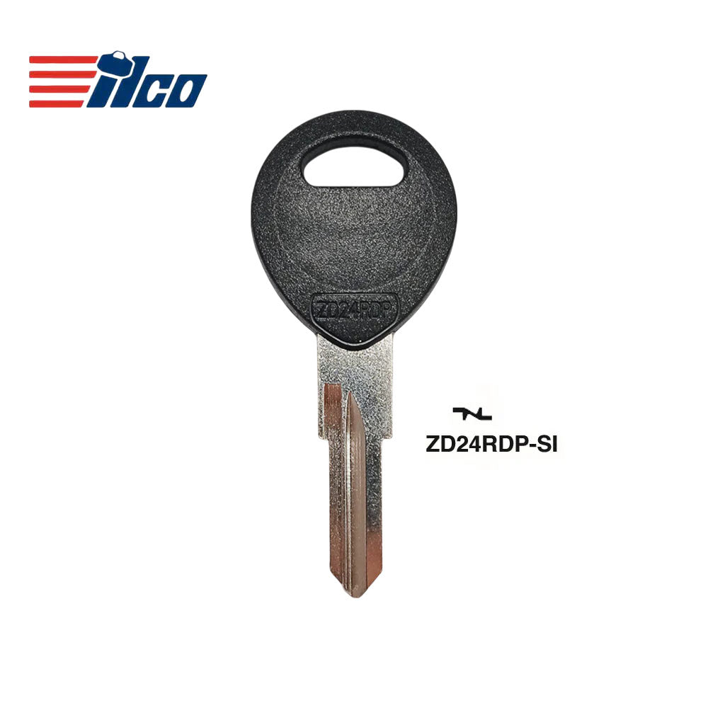Suzuki BMW Ducati Honda Triumph Yamaha Zadi Motorcycle Key Blank - ZA-9.P1 / ZD24RDP-SI