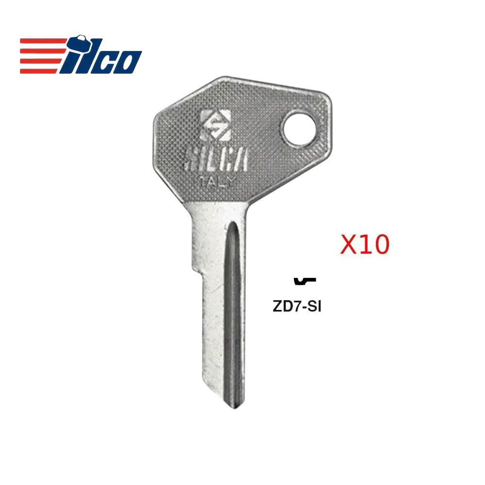 Kawasaki Ducati Triumph Zadi Motorcycle Key Blank - ZA-12 / ZD7-SI (Packs of 10)