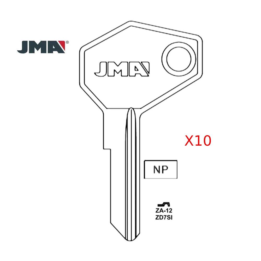 Kawasaki Ducati Triumph Zadi Motorcycle Key Blank - ZD7-SI / ZA-12 (Packs of 10)