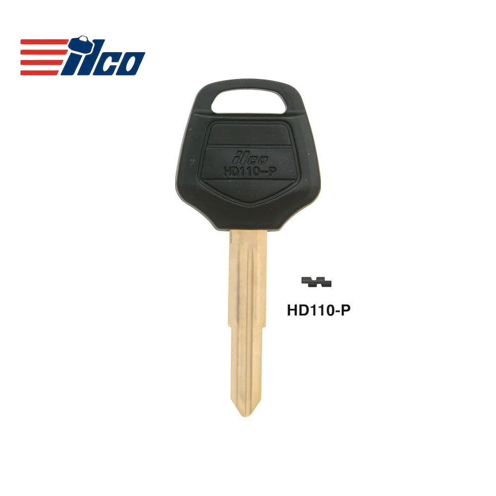 ILCO Key Blank for Honda Motorcycle HD110-P