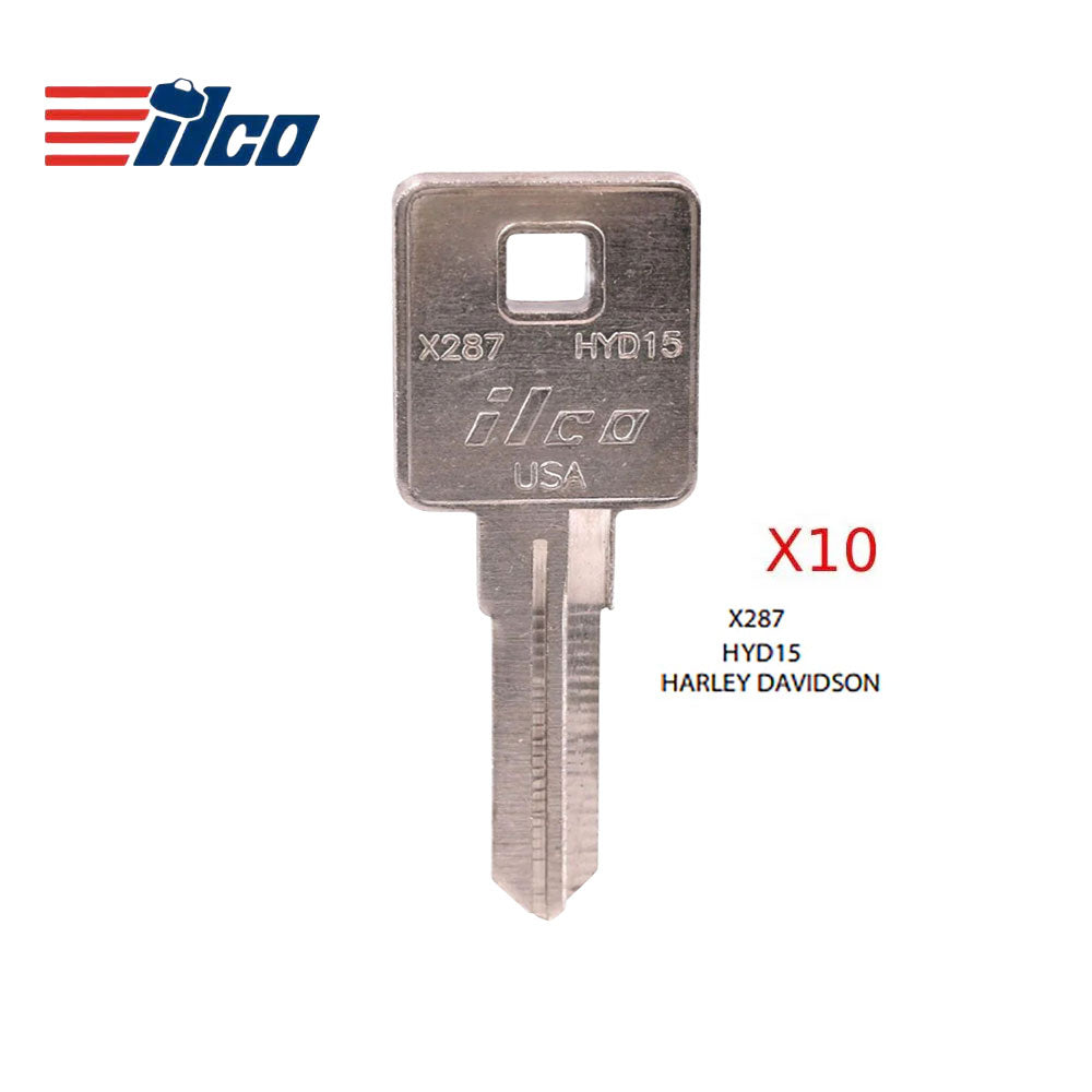 Harley Davidson Motorcycle Key Blank - HYD15 (Packs of 10)