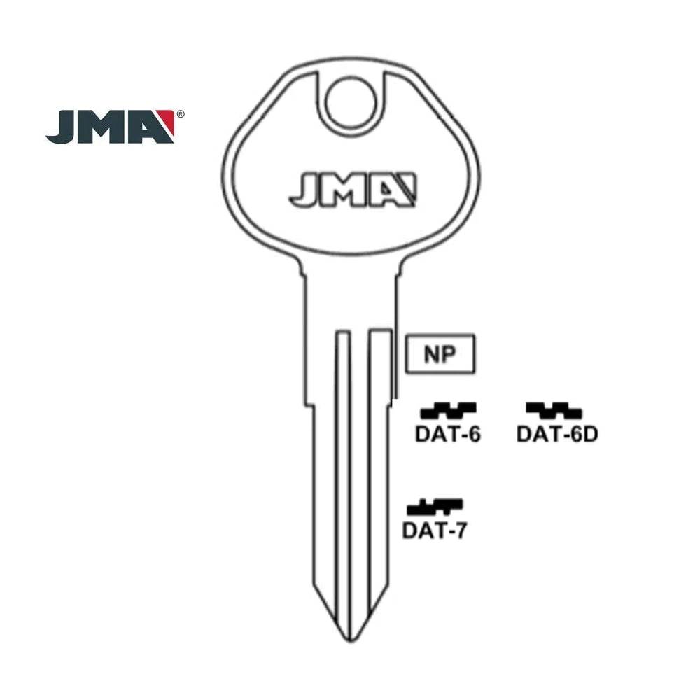 JMA Key Blank / DAT-6 / DA25 for Nissan Infiniti