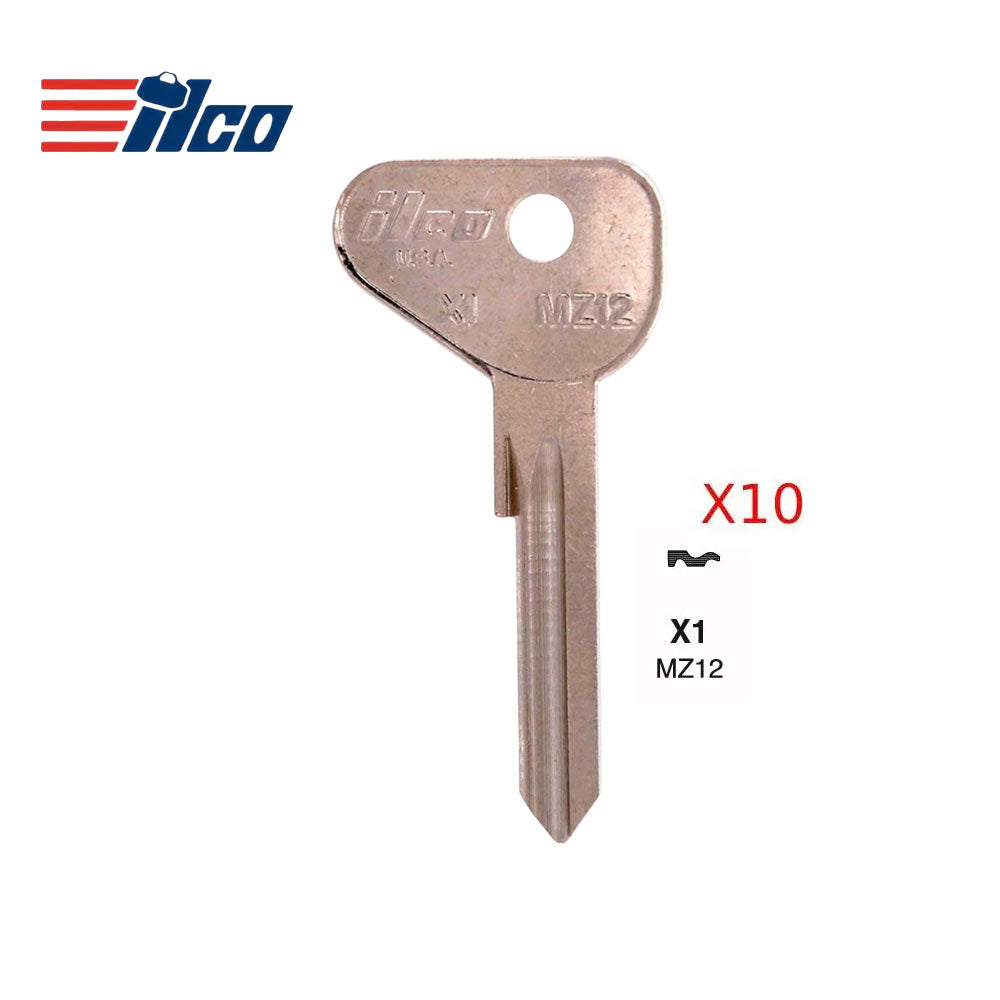 Nissan Key Blank - DAT-5D / MZ12 (Packs of 10)