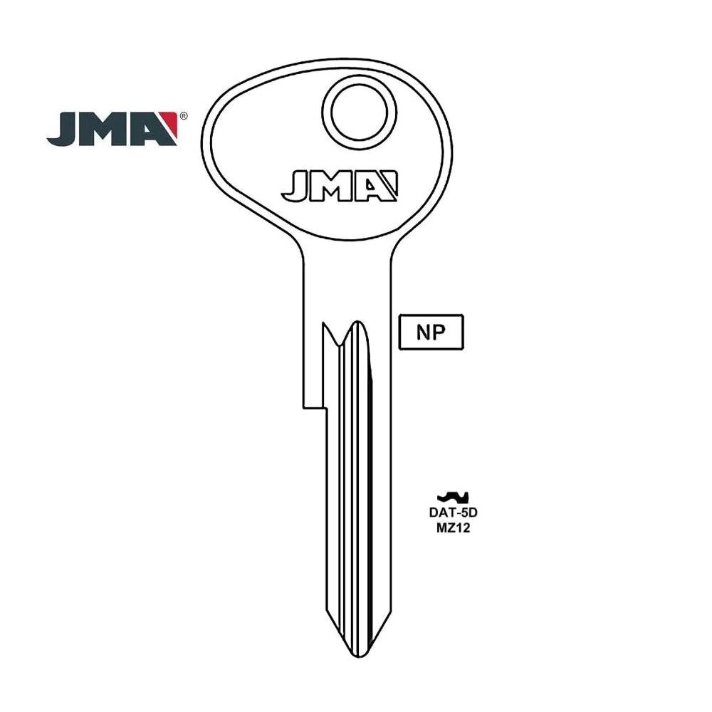 Nissan Key Blank - MZ12 / DAT-5D