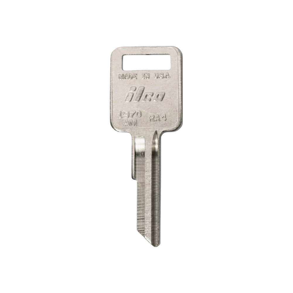 ILCO RA4-NP AMC/Heavy Trucks Key Blank - Nickel Plated