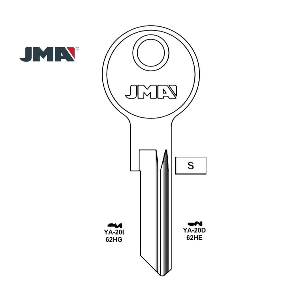 Rolls Royce Key Blank - 62HG / YA-20I
