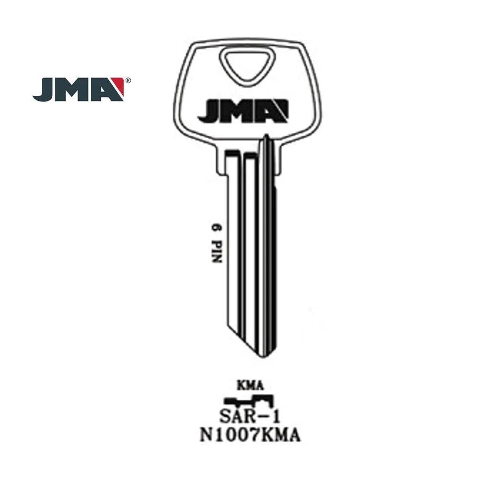 JMA S6 / N1007KMA 6-Pin Sargent Commercial & Residencial Key Blank - SAR-1