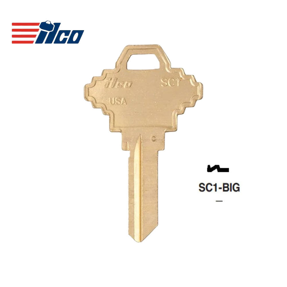 ILCO SC1-BIG 5-Pin Schrage C Key Blank
