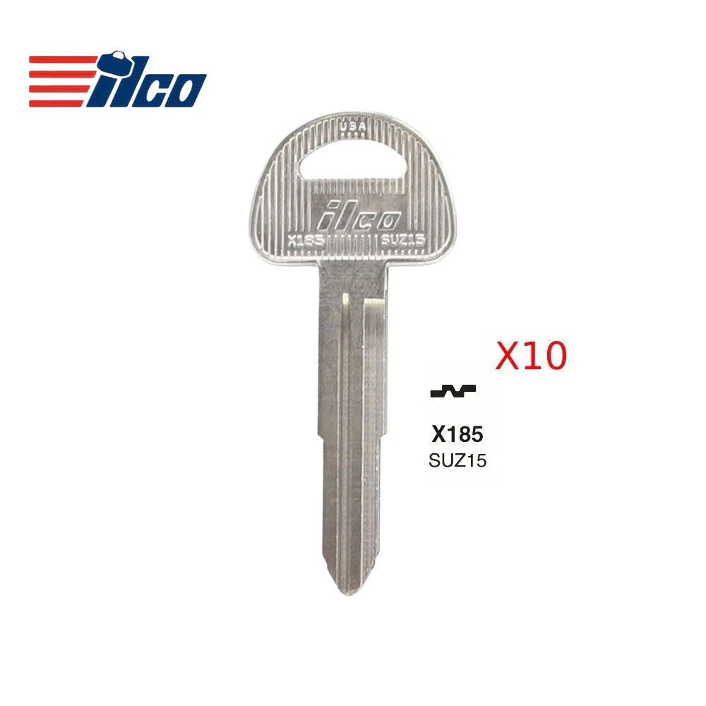 Suzuki Key Blank - SUZU-10 / SUZ15 (Packs of 10)