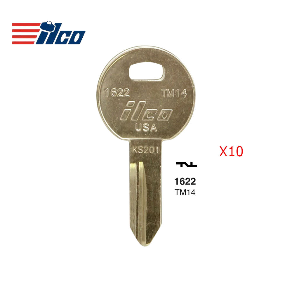 1622 Trimark Commercial & Residencial Key Blank - TRM-10D / TM14 (Packs of 10)