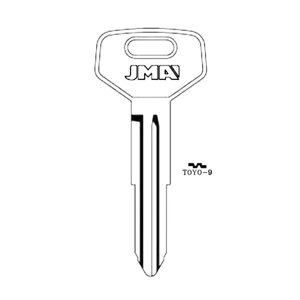 1981 - 2002 JMA Key Blank for Toyota/ TR40 / TOYO-9