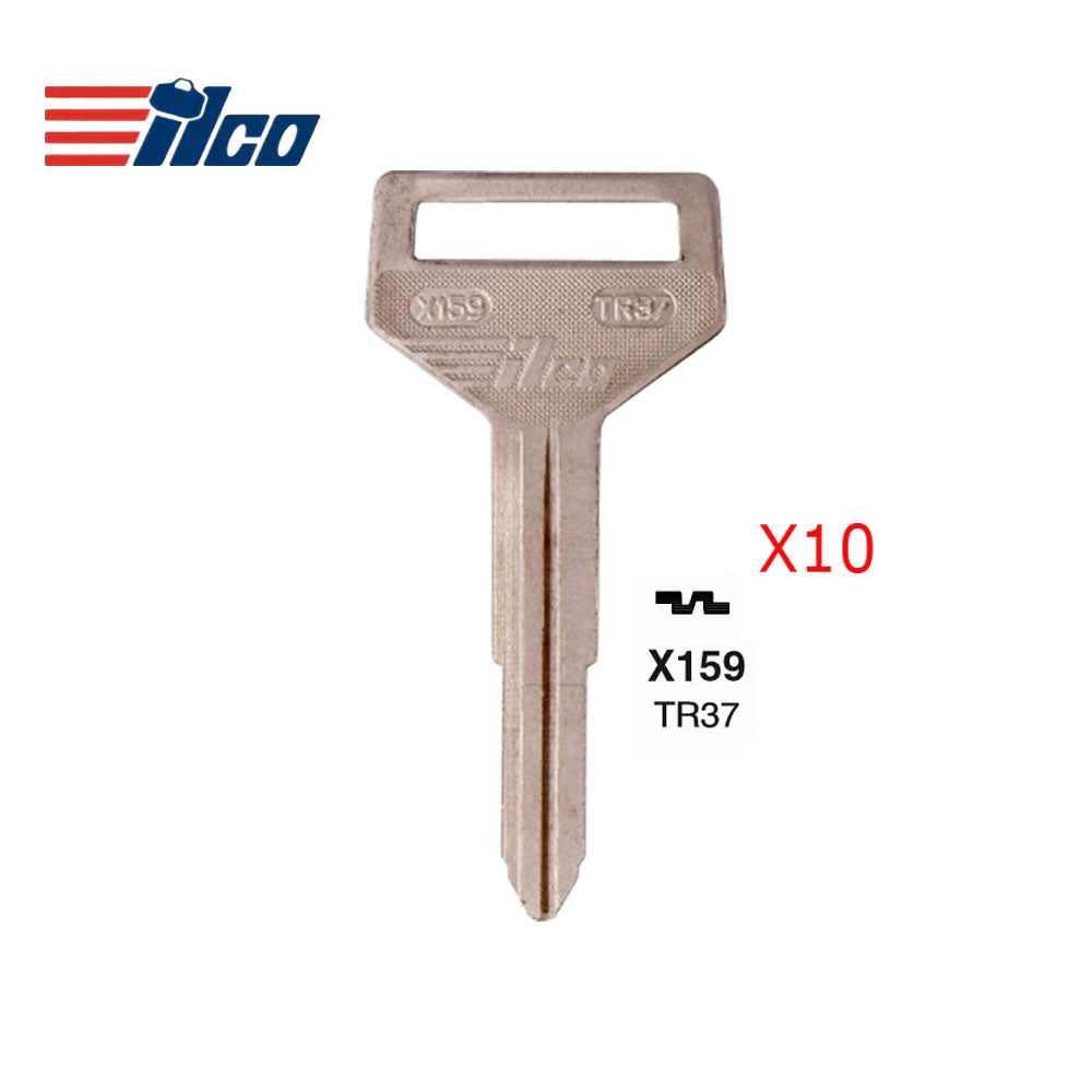 Toyota Key Blank - TOYO-13E / TR37 (Packs of 10)