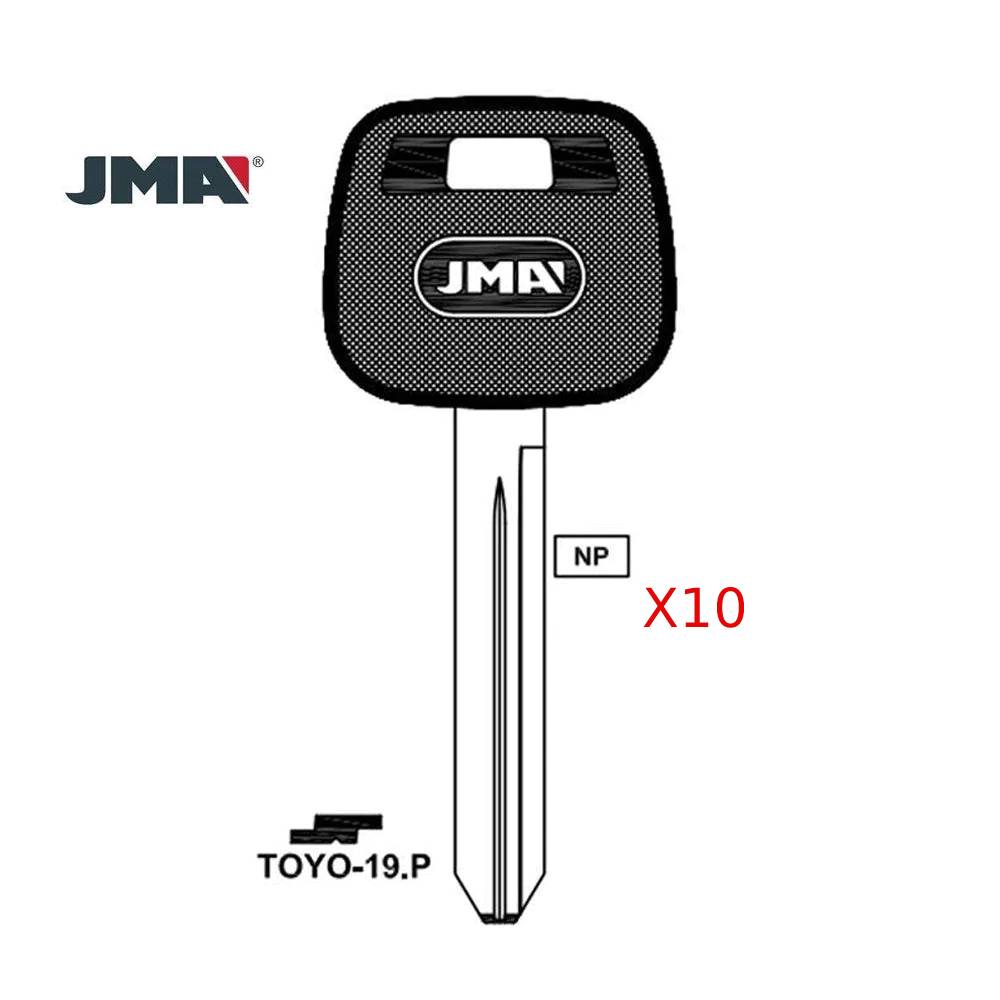 JMA Key Blank for Toyota / TOYO-19.P (Packs of 10)
