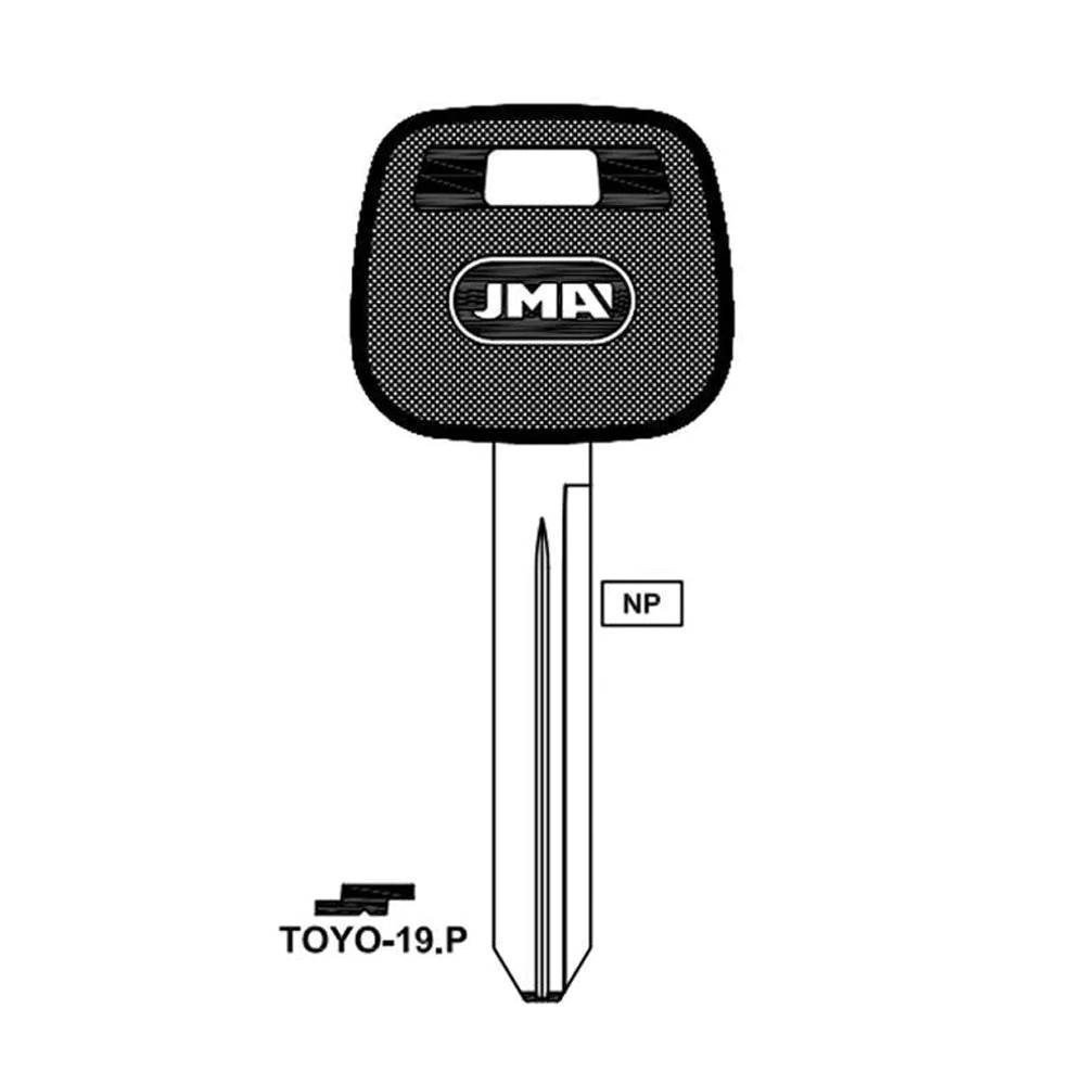 JMA Key Blank for Toyota / TOYO-19.P
