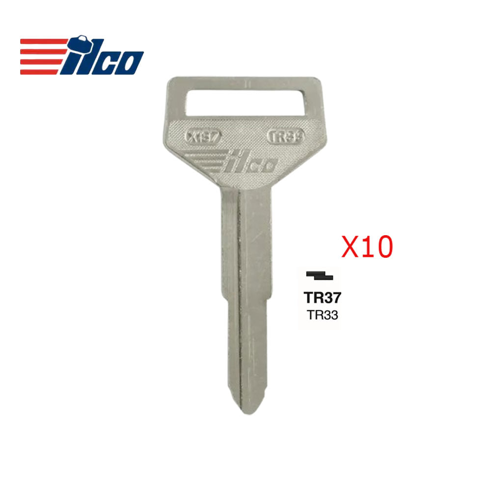 Toyota Key Blank - TOYO-12 / TR33 (Packs of 10)