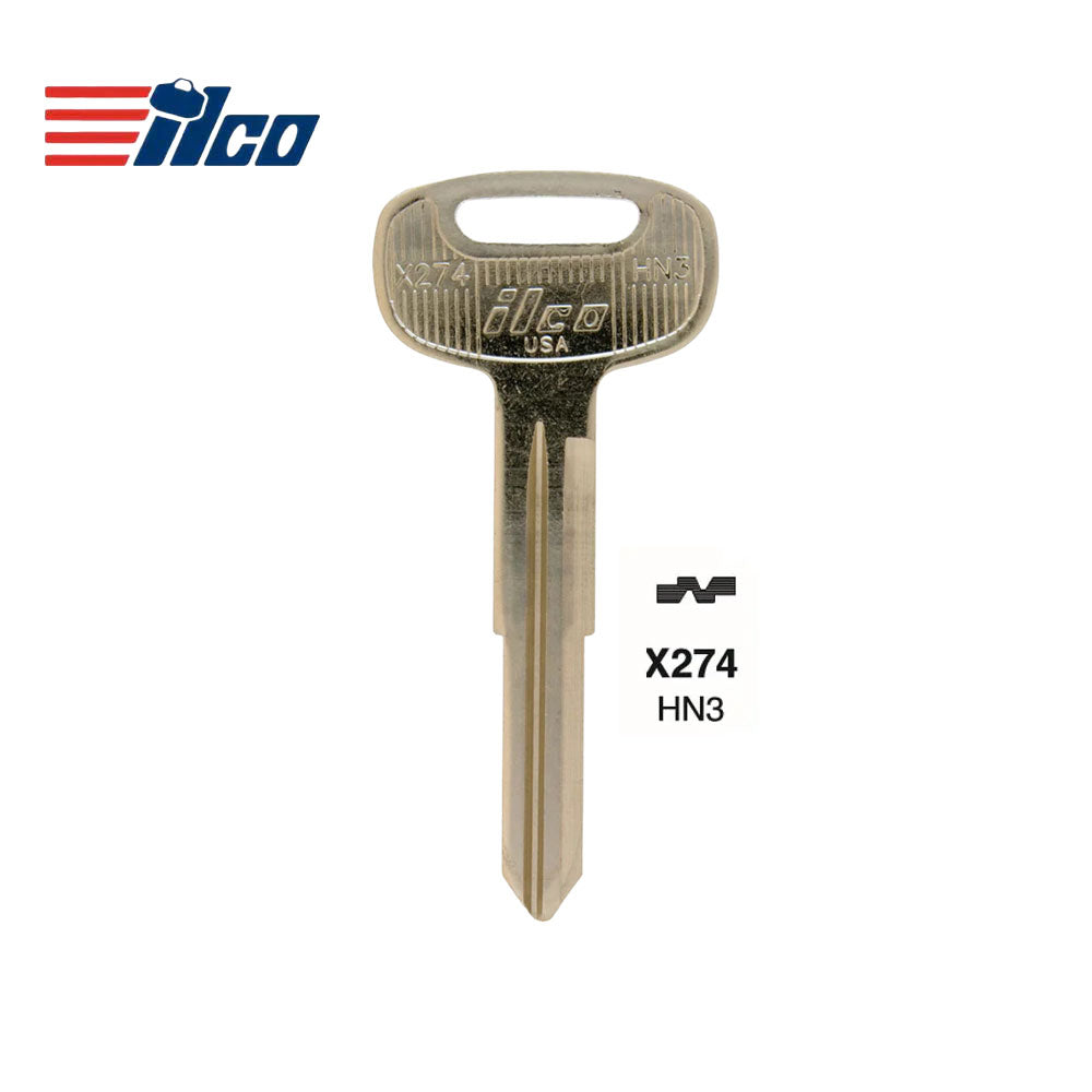 Hino Truck Key Blank - HIN-1 / HN3