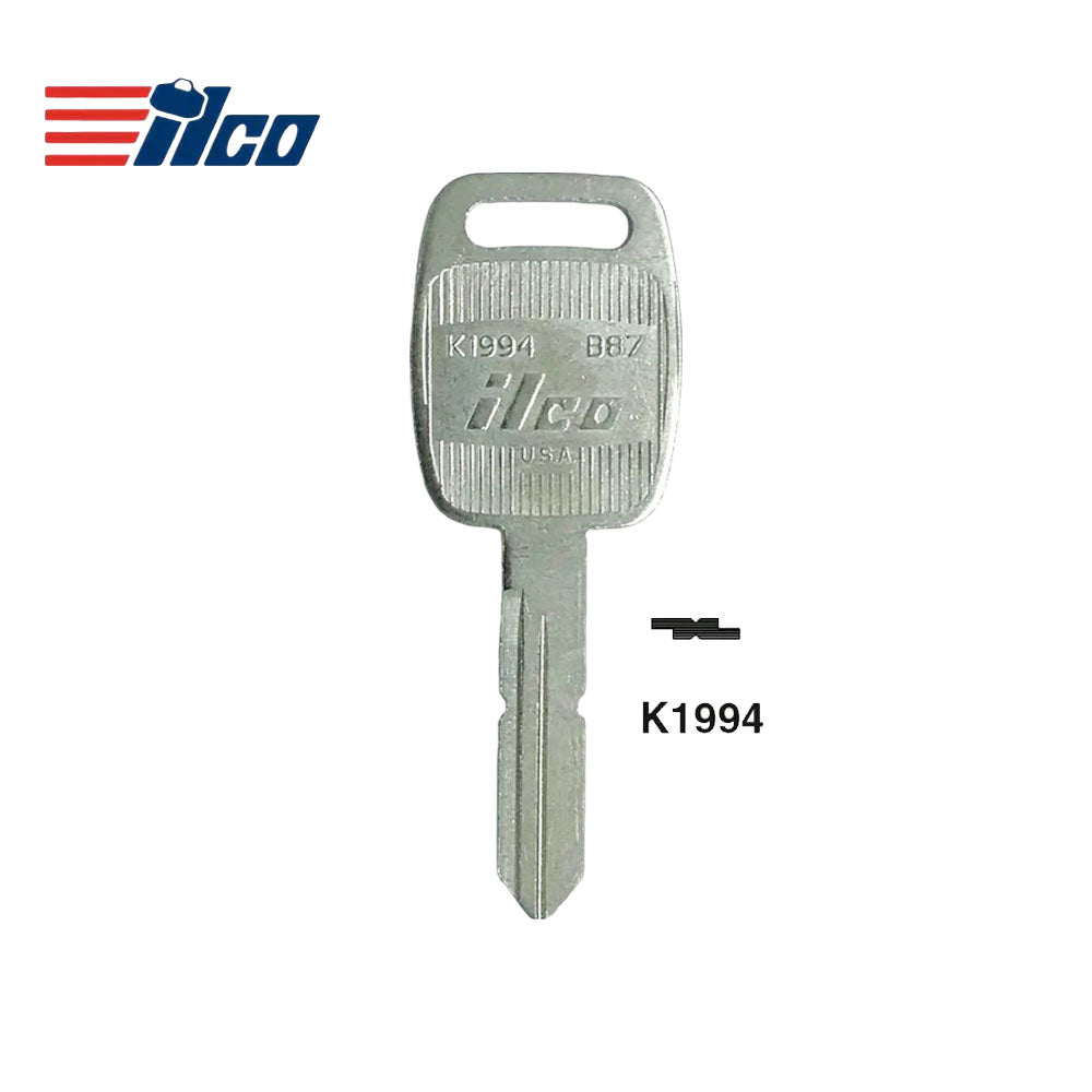 Kenworth Peterbilt Truck Key Blank - KEN-2D / K1994