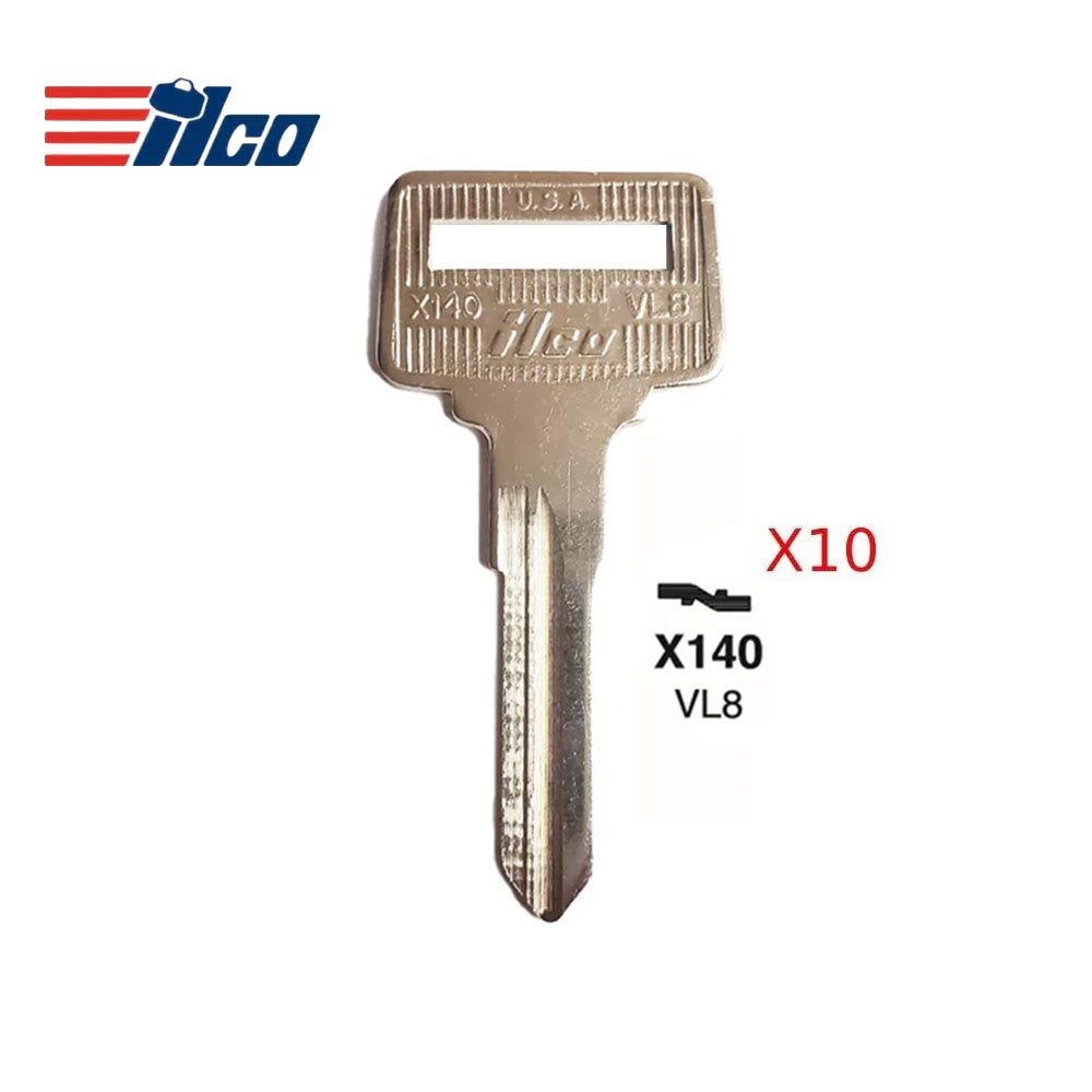 Volvo Key Blank - NE-18 / VL8 (Packs of 10)