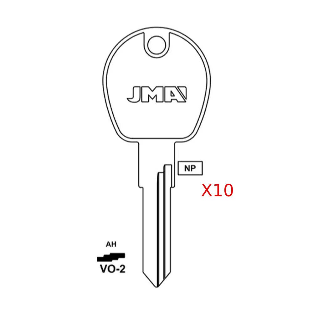 JMA Key Blank for Volkswagen / VO-2 (Packs of 10)