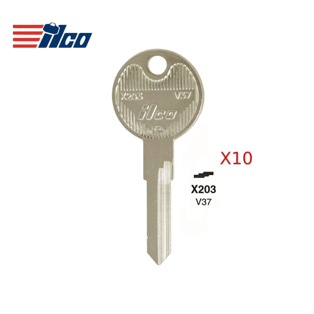 Volkswagen Key Blank - VO-2.P / V37 (Packs of 10)