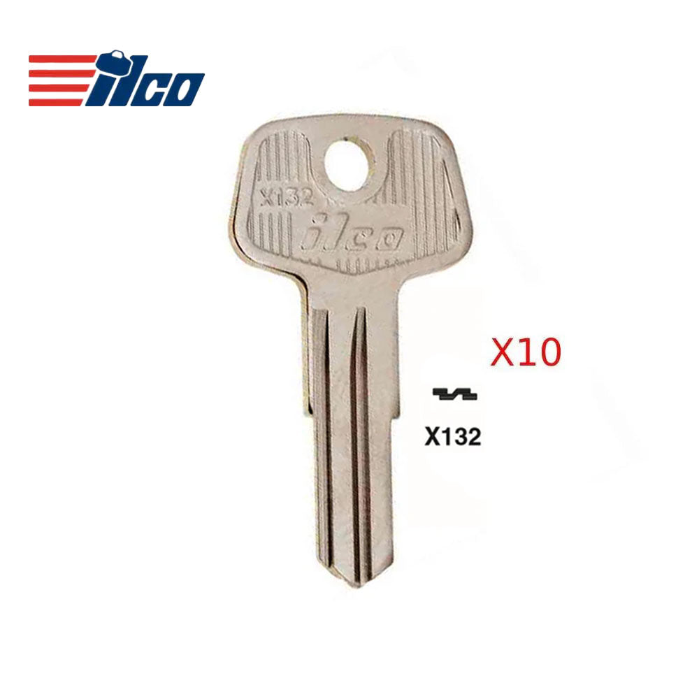 Volkswagen Gas Cap Key Blank - VO-9D / X132 (Packs of 10)