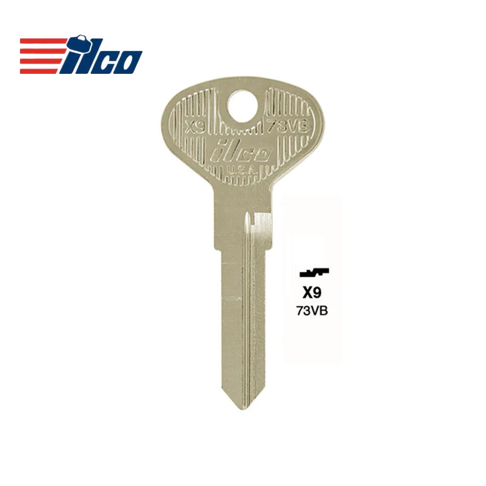 VW Audi Porsche Key Blank - VO-HV / X9